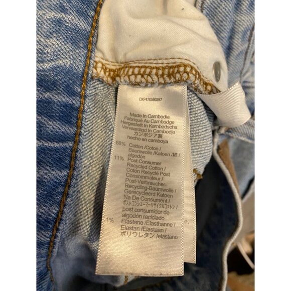 Madewell The Petite Perfect Vintage Jean Bradwell Wash Ripped Edition Size 27P - Picture 9 of 10